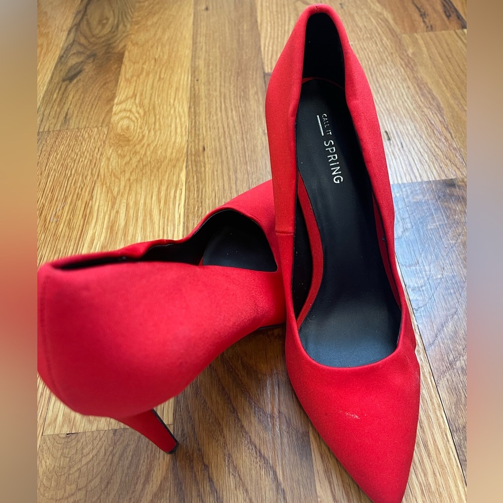 Call it Spring Red heels - Picture 2 of 4
